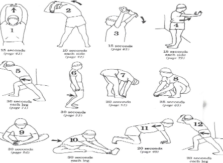 Oefeningen voor lenige spieren